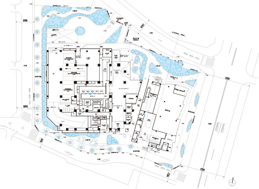 【配置図・１階平面図】